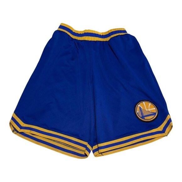 NBA UNK Golden State Warriors 100% Polyester Multicolor Basketball Shorts Mens L - Picture 1 of 5